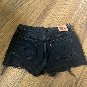 Black Levi shorts
